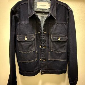 Calvin Klein Men's Black Denim Jacket